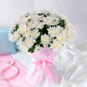 Chrysanthemums White-1